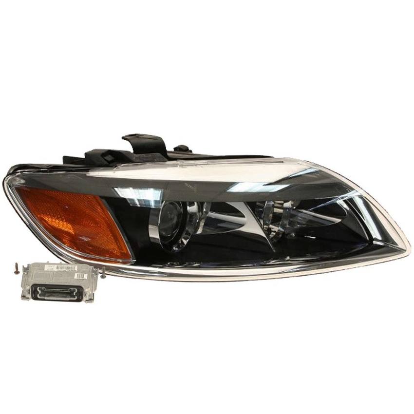 Audi BMW Headlight Assembly Kit Front Passenger Side (Xenon